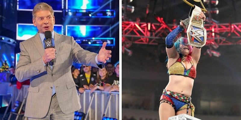 What did Vince McMahon say to Asuka after her big win at TLC?