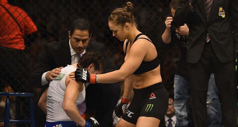 Ronda Rousey finished several elite fighters