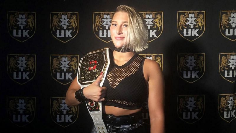 NXT UK Women&#039;s Champion Rhea Ripley