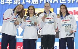 US relay teams set short course world records