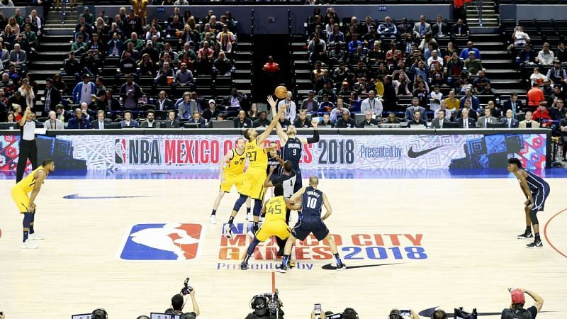 Utah Jazz vs Orlando Magic was the NBA&acirc;€™s second Mexico City game this season.