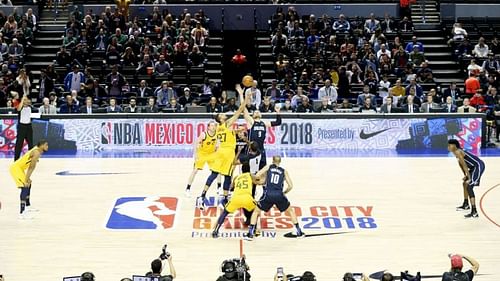 Utah Jazz vs Orlando Magic was the NBAâs second Mexico City game this season.