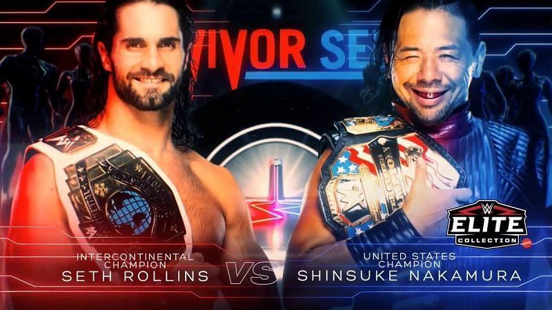 Shinsuke Nakamura and Rollins collided at Survivor Series