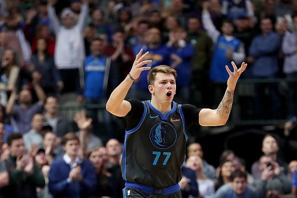 Luka Doncic is the early Rookie of the Year