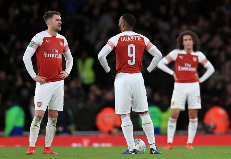 Gunners lost the contest 0-2 to their arch-rivals