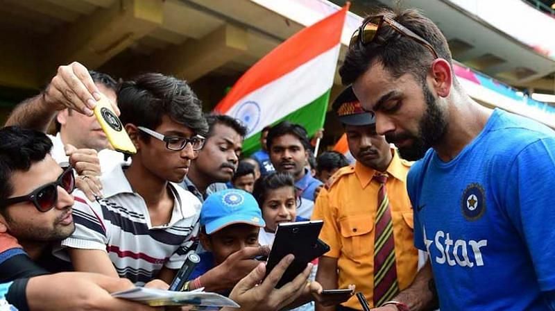 Wherever in the World the Indian players go, they are worshipped by the fans