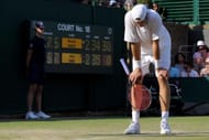 John Isner during his famous 70-68 final set against Nicholas Mahut in 2010