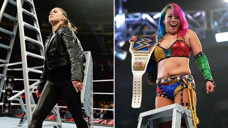 Asuka wins the Smackdown Women&#039;s Title after interference from Ronda Rousey