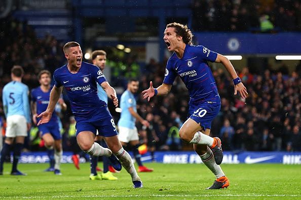 Luiz scored an exceptional header to wrap the game up
