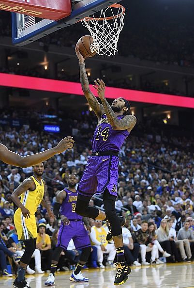Los Angeles Lakers destroyed the Golden State Warriors