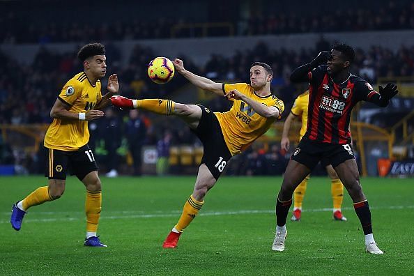 Wolves were 2-0 winners against Bournemouth in their most recent fixture