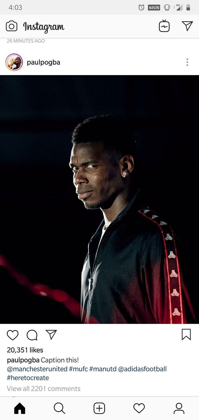 What did Pogba post after Jose’s sacking?