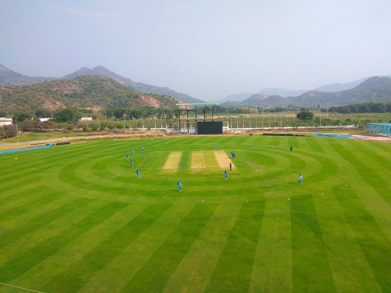 A view from the top while Haryana facing Punjab in a group match