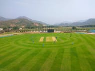 A view from the top while Haryana facing Punjab in a group match