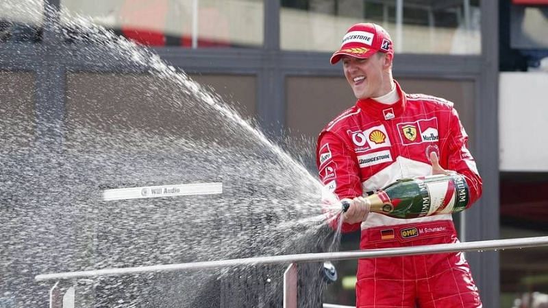 Michael Schumacher with Ferrari