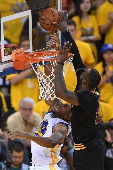 Andre Iguodala and LeBron James