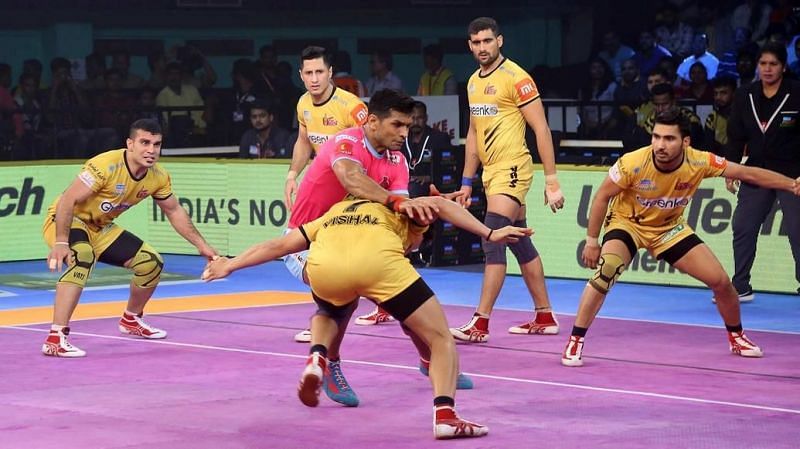 Deepak Niwas Hooda was in good form for the Pink Panthers