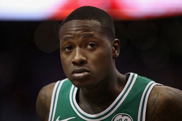 Terry Rozier has to settle for a lessened role on the Celtics roster