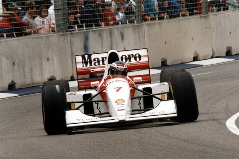 Hakkinen driving for McLaren