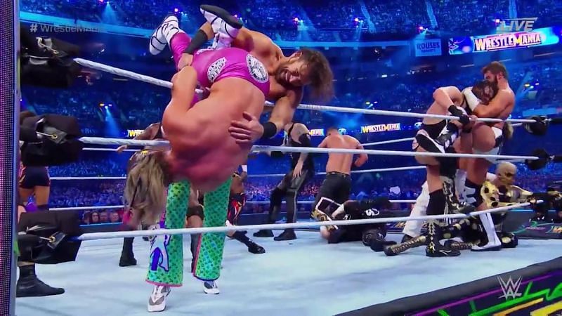The Andre the Giant memorial battle royal from Wrestlemania 34