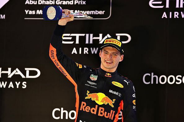 At the F1 Grand Prix of Abu Dhabi, Max was on the podium again