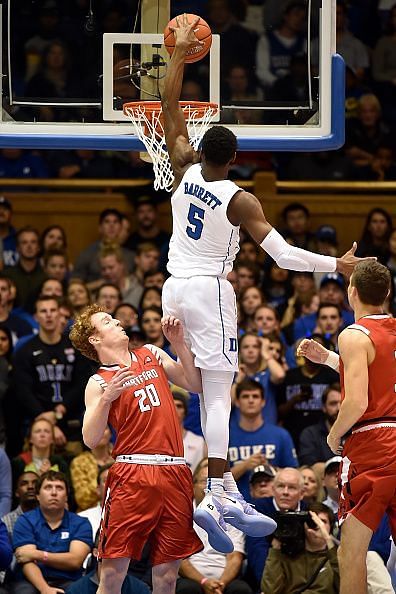 Barrett also shows good offensive awareness, in making good passes, to his teammates