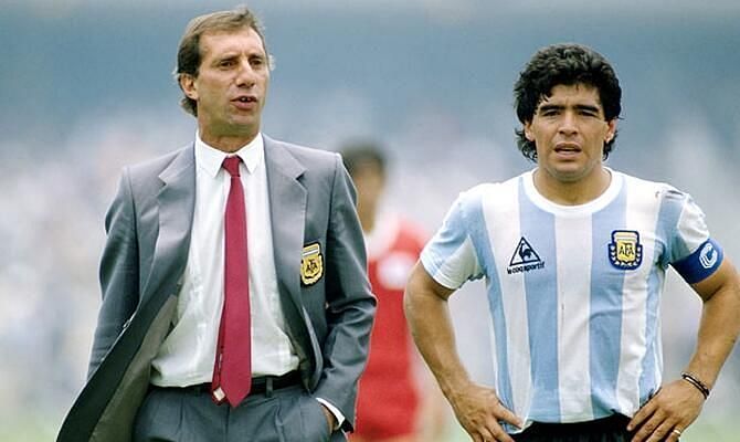 Carlos Bilardo and Diego Maradona led Argentina to the 1986 World Cup trophy