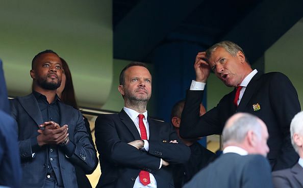 Ed Woodward (C) will have a busy January