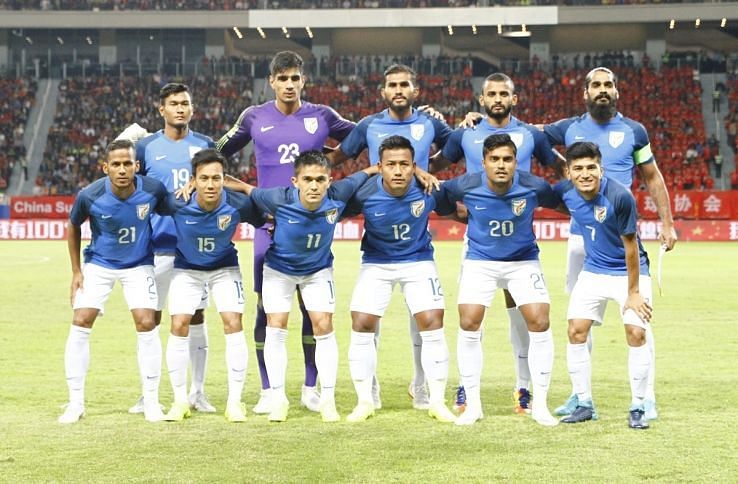 India&#039;s Playing XI for the friendly against China in October (Image: AIFF Media)