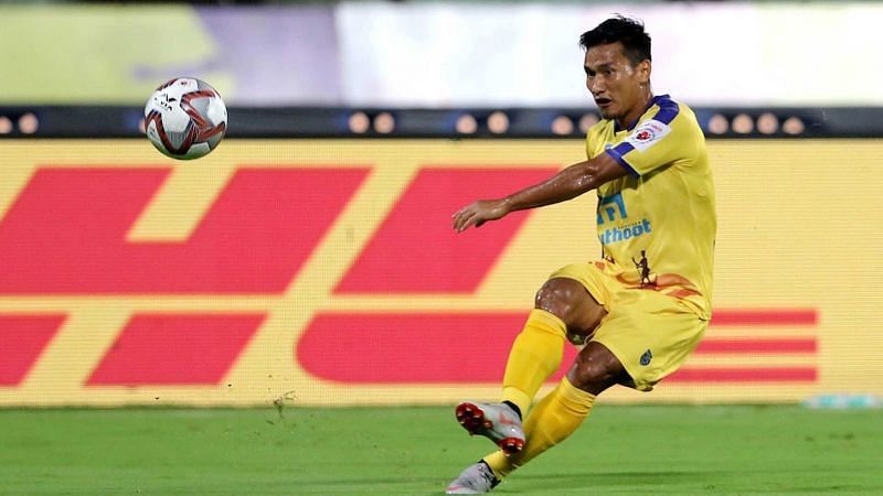 Seiminlen Doungel has 3 assists for Kerala Blasters