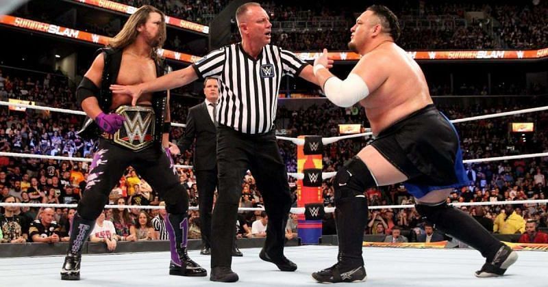 AJ Styles vs Samoa Joe