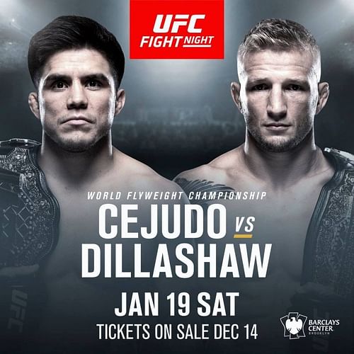 T.J. Dillashaw vs Cody Garbrandt for the World Flyweight Championship!