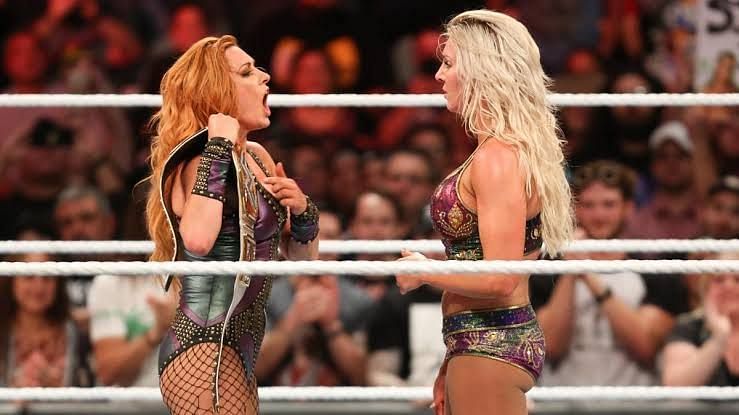 Becky Lynch and Charlotte Flair!