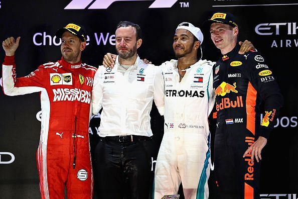 F1: Drivers with the most podiums in 2018