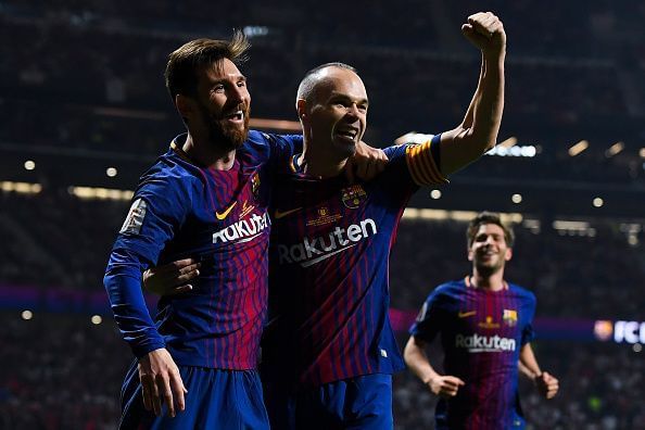 'He could play where he wants to, because he is the one with the most goals': Iniesta on Lionel Messi