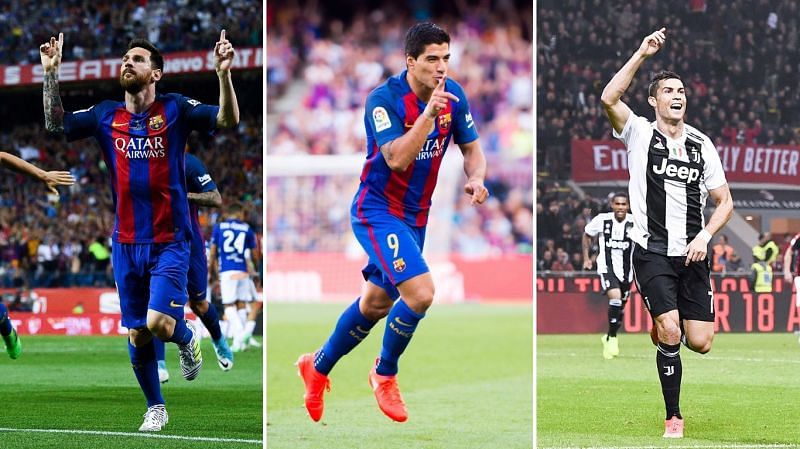 Messi, Suarez and Ronaldo top the goals and assists chart of 2018