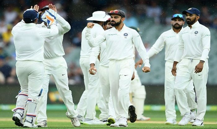 Image result for Aus vs India Adelaide Test win rahane batting