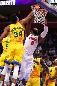 Milwaukee Bucks v Detroit Pistons