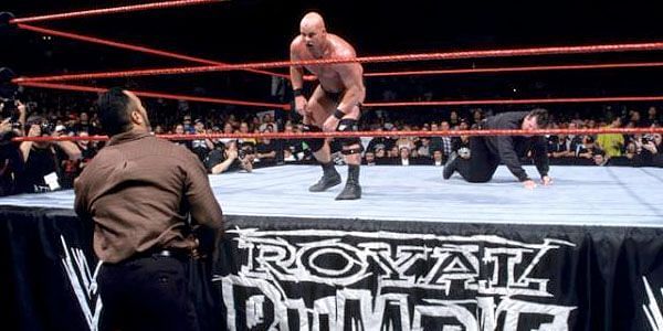Stone Cold: Moments before his elimination by Vince McMahon