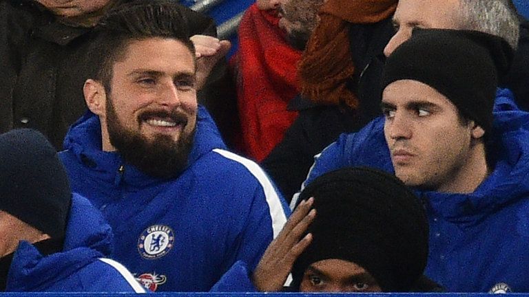 Giroud and Morata