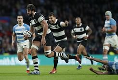 Barbarians beat Argentina on late dropped goal at Twickenham