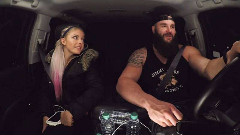 Alexa Bliss and Braun Strowman travelled together as part of WWE Ride Along.