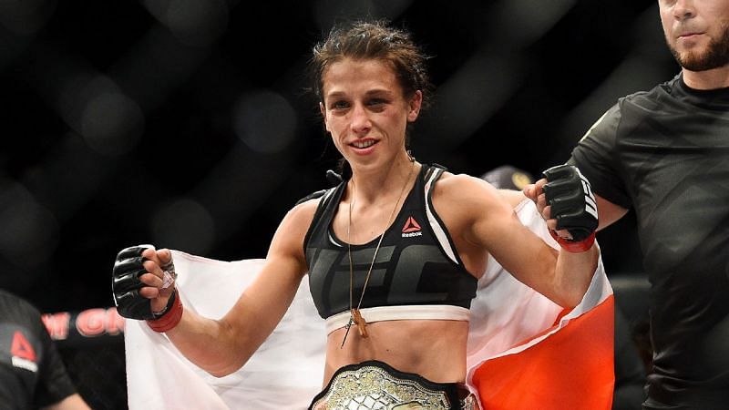 Joanna went on to have 5 title defences in the Strawweight division