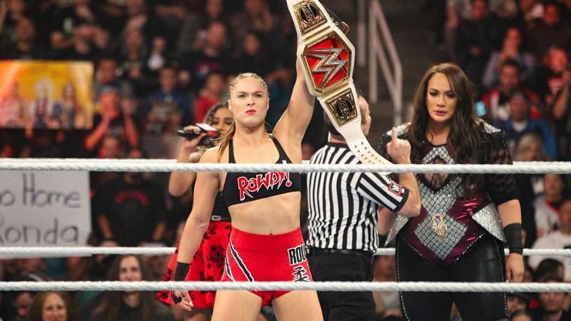 Ronda Rousey is undefeated in WWE.