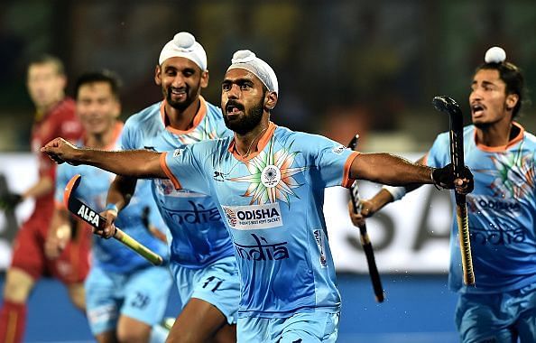 Simranjeet Singh&#039;s sterling deflection propelled India to a 2-1 lead