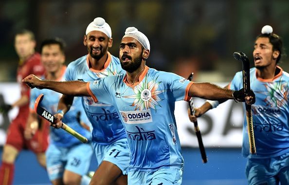 Simranjeet Singh's sterling deflection propelled India to a 2-1 lead