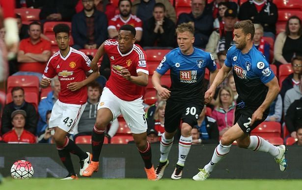 Manchester United leads AFC Bournemouth 5-1 head-to-head in the Premier League