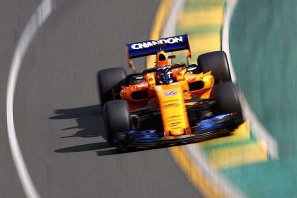 Australian F1 Grand Prix where Alonso looked solid and in control