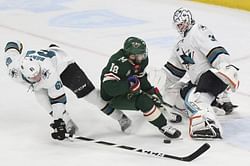 Jones shuts out Wild, Couture scores 2 in Sharks' 4-0 win