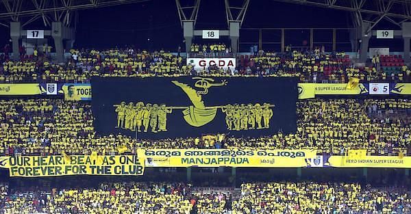 The Kerala Blasters fans&#039; tribute to their heroes during the state&#039;s worst floods